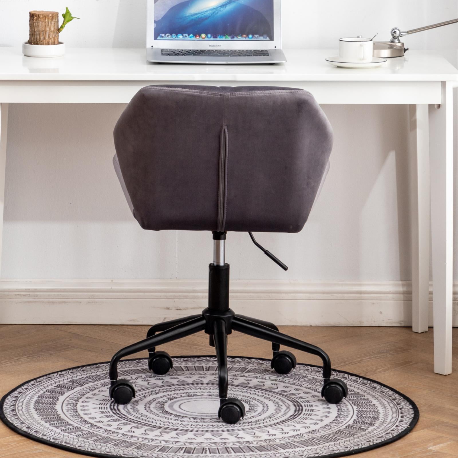 Eldon Diamond Tufted Adjustable Swivel Office Chair in Gray