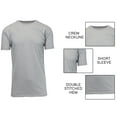 thumbnail image 4 of Men's Short Sleeve Crew Neck Cotton Blend Classic Tee (S-3XL) 6 Pack, 4 of 8