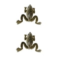 thumbnail image 2 of QualitChoice Appât Factice Surface Leurre Faible Résistance Forte Ténacité Fil d'Acier Biseauté Outils de Pêche Motif Écailles de Poisson Simulé Marron 2ensemble, 2 of 6