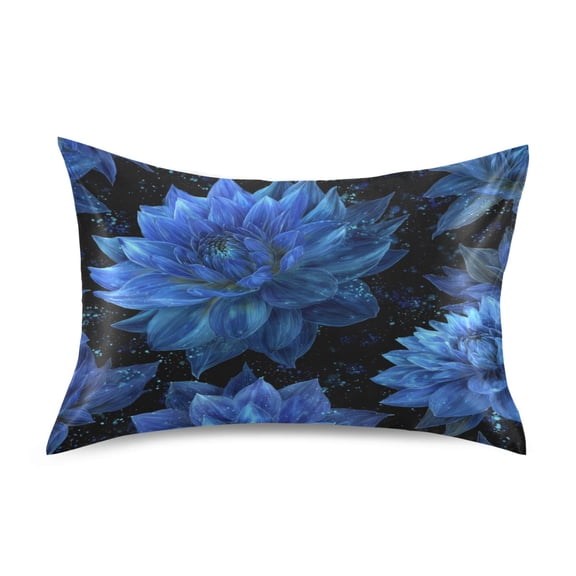 Satin Pillowcase Home Luxury Envelope Pillowcases Soft And Smooth Seamless Bellflowers