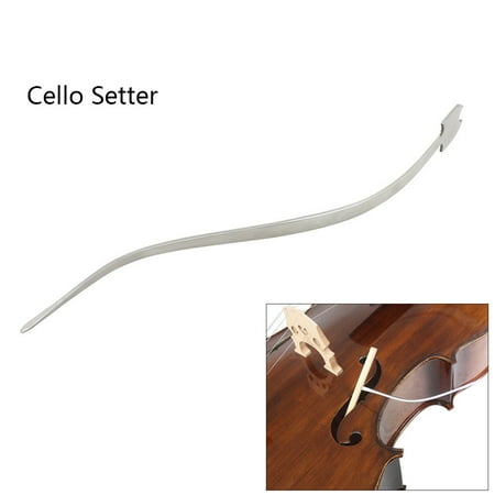 Cello / Double Bass Sound Post Setter Upright Stainless Steel Column Hook Tool Strings Instrument Cello Part Accessories Cello