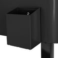 thumbnail image 6 of 80Qt All-In-One Cooler Cart With Bottle Opener, Lower Storage Shelf and Cap Catcher, Outdoor Party Rolling Cooler With Lockable Wheels For Pool Side, Patio, Balcony, Black(35.83 x 34.25 x 18.9)", 6 of 9