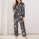 thumbnail image 2 of Balery Wildflower Watercolor 1 Conjunto de Pijama con Estampado para Mujer, Conjunto de Dos Piezas con Manga Larga, Ropa de Dormir Suave con Bolsillos, Pijamas Cómodos-X-Large, 2 of 7
