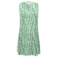 thumbnail image 5 of Ketyyh-chn99 Robes de Printemps pour Femmes Robe de Soirée Élégante Robe T-shirt Décontractée Manches Longues Robe de Plage Boho Verte,m, 5 of 5