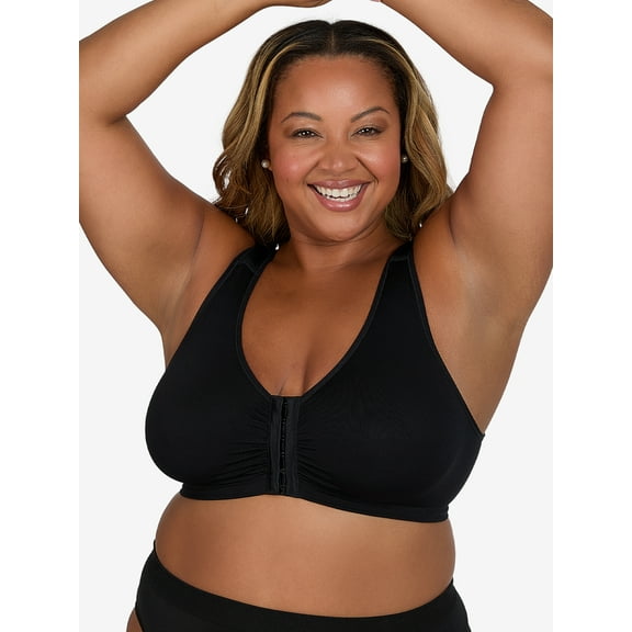 Leading Lady, The Laurel, Unpadded Wireless Bra, Cooling Fabric, Front Close Bra, Seamless, Light Support, Comfort Bra, Padded Straps (Women's & Women's Plus)