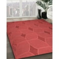 thumbnail image 3 of Ahgly Company Machine Washable Indoor Rectangle Transitional Red Area Rugs, 2' x 4', 3 of 7
