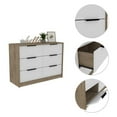 thumbnail image 6 of Bowery Hill 4 Drawers Modern Engineered Wood Dresser in White, 6 of 7
