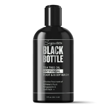 Black Bottle Antifungal Soap w/ Tea Tree Oil & Active Ingredient Proven Clinically Effective for Jock Itch, Athletes Foot, & Ringworm Treatment. (2 Bottles) Helps Fight Body Acne, Odor & (Best Soap For Ringworm)