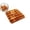Orange, variant on Square Faux Fur Seat Cushion, Faux Rabbit Fleece Chair Pad, Winter Thick Plush Cushions for Dining Chairs, Comfy Lazy Sofa Office Floor Pillow, 17.72x17.72in