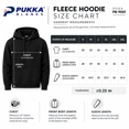 thumbnail image 7 of Pukka Blanks Unisex Heavyweight 300 GSM Fleece Hoodie Navy X-Large, 7 of 7