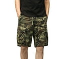 thumbnail image 2 of Fanxing Camo Cargo Shorts for Men Breathable Hiking Shorts with Multi-Pocket Big and Tall Workout Short Pants Army Green,XXXL, 2 of 4