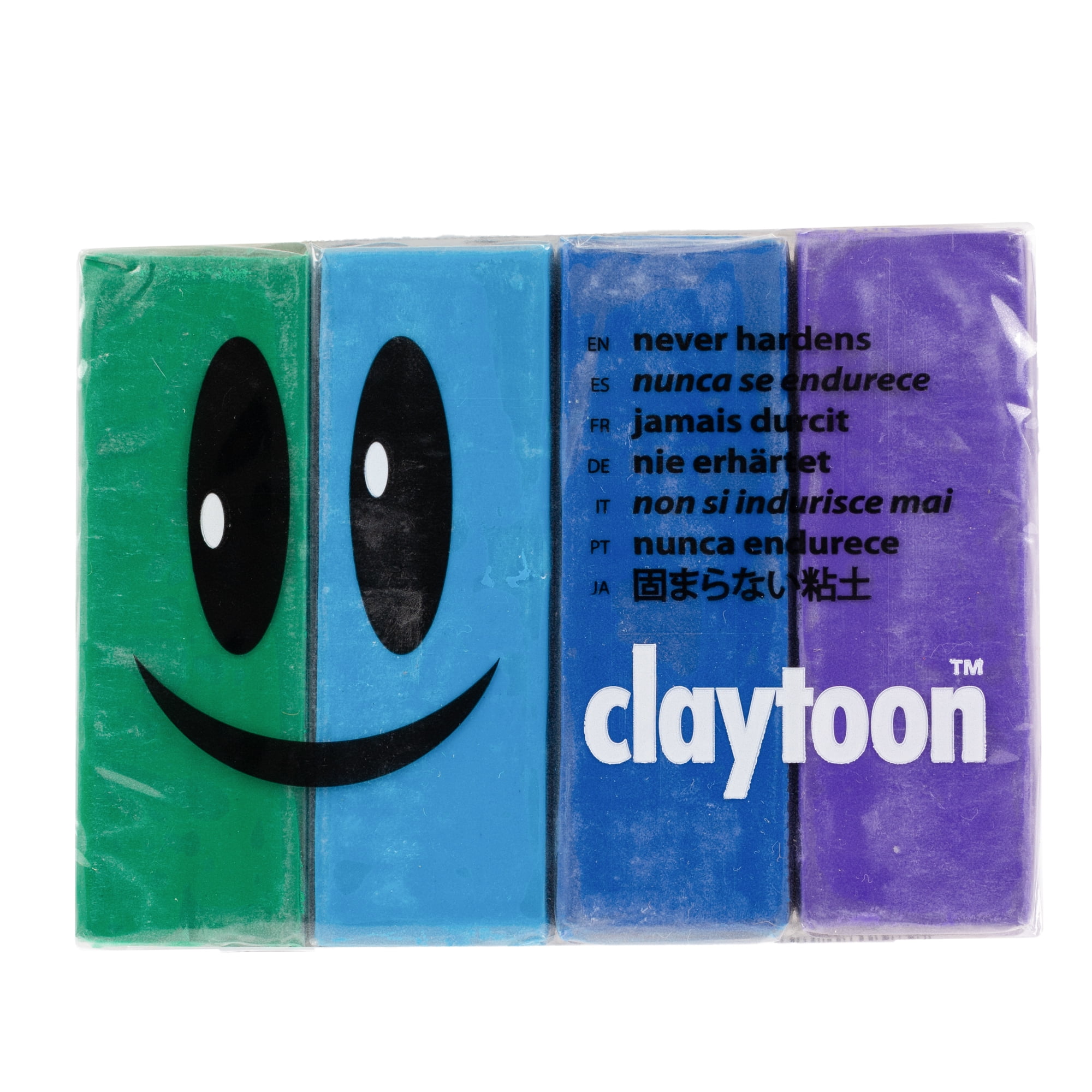 Van Aken Claytoon Modeling 2 Pack Clay Sets - Never Hardens - Easy to Use Clay - For Artists of All Ages and Skill Levels