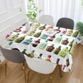 thumbnail image 4 of Coolnut Restaurant and Bar Bottles Rectangle Tablecloth,Dinner Table Cover for Outdoor & Indoor Patio, Picnic, BBQ, Holiday Party 54x54In, 4 of 7