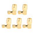 thumbnail image 1 of 5pcs SMA J Male To SMA K Female Right Angle Bend Adapter Connector Converter, 1 of 8