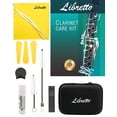 thumbnail image 1 of Kit de cuidado de clarinete todo incluido Libretto con estuche de EVA: herramientas de limpieza, grasa para corcho, reposapulgares, paño, secadores de almohadillas y cepillos, 1 of 8