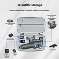 thumbnail image 4 of Carrying Case for OM8 Gimbal, Hard Shell Storage Bag with Shoulder Strap, EVA PU Travel Protective Case, Portable Organizer Accessories, 4 of 8