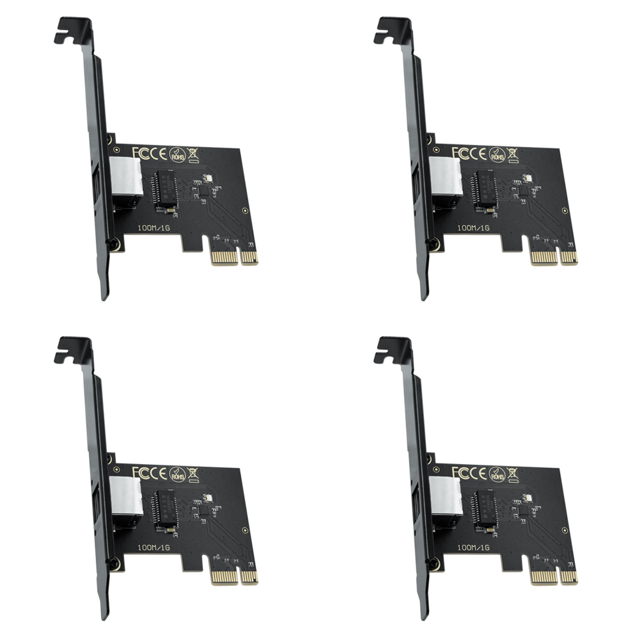 Tarjeta de red Gigabit Ethernet PCI Express, adaptador de red PCIe de 10M/100M/1000Mbps