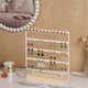 thumbnail image 4 of White 4-Layers 88-Holes Earring Storage Rack Jewelry Display Stand, 4 of 5