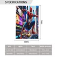 thumbnail image 3 of Bandera de jardín de temporada de Spider-Man, bandera de doble cara, bandera navideña para decoración navideña al aire libre., 3 of 8