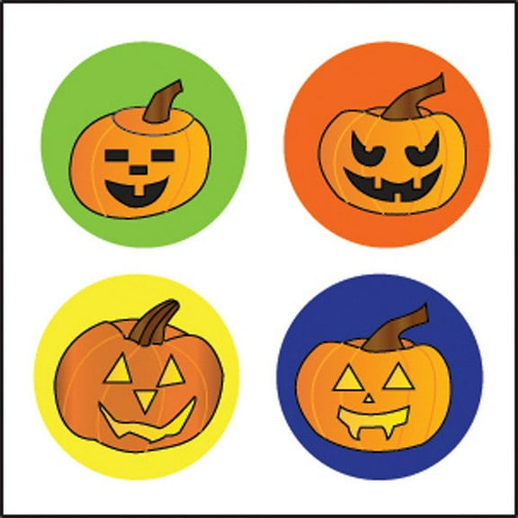 SHAPES ETC. Incentive Stickers - Carved Pumpkins