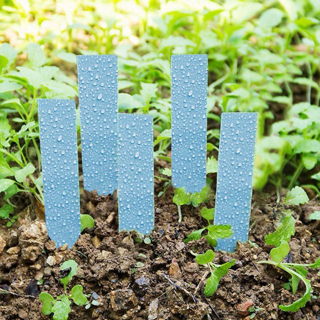 Etiquetas para plantas, 100 piezas de plástico para plantas, etiquetas de plástico para plantas, estaca muy recomendada