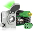 thumbnail image 1 of Kit combinado de cable de generador y caja de entrada RVINGPRO 30A 15FT, 1 of 8