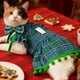 thumbnail image 5 of Conjunto navideño para perros: vestido navideño, adorable conjunto de ropa para cachorros, ropa para mascotas pequeñas con falda y lazo, ideal para la decoración de fiestas navideñas., 5 of 6