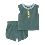 Baby Boy Outfit Set, 2-Piece, Sizes 0/3-24 Months