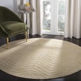 thumbnail image 2 of SAFAVIEH Martha Stewart Urban Chevron Floral Area Rug, Oolong Tea Green, 6' x 6' Round, 2 of 8