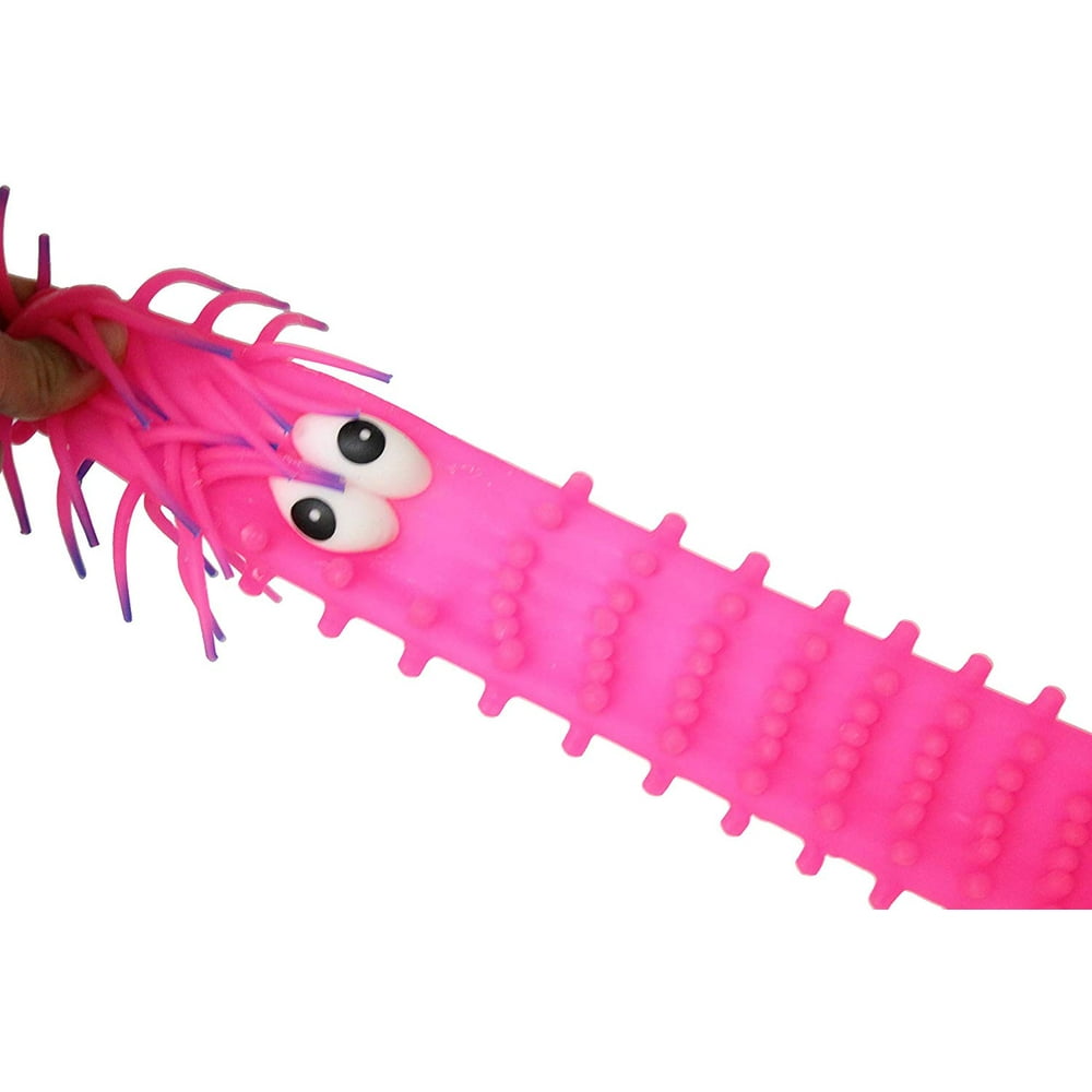 Flat Giant Stretchy Knobby Puffer Worm - Sensory Fidget Stretchy Toy ...