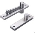 thumbnail image 1 of 2 Charnières de Porte Pivotante Rotation à 360 Degrés Acier Inoxydable Caché Robuste avec Vis de Fixation (130 x 25mm), 1 of 5