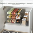 thumbnail image 3 of Kitchen Details 24199-CHR 3 Tier Can Storage Organizer Rack, 3 of 5