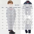 thumbnail image 3 of LEKWK Boys Gentleman 3 Piece Outfits Plaid Long Sleeve Button Down Shirt with Bowtie and Suspender Pants Toddler formal Party Dress Suit Fall Matching Sets, 3 of 9