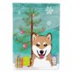 thumbnail image 1 of Caroline's Treasures BB1597GF Árbol de Navidad y bandera de jardín Shiba Inu, pequeña, multicolor Caroline's Treasures BB1597GF, 1 of 1