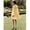 Yellow-S, variant on Womens Yellow High-Neck Flare Sleeve Ruffle Hem Mini Dress