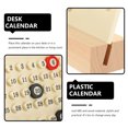 thumbnail image 4 of Desktop Perpetual Plastic Calendar with Base Perpetual Calendar Date Display Calendar, 4 of 6