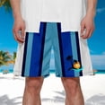thumbnail image 2 of Ramiter Mens Shorts Men Summer Short Pant Casual Printed Short Loose Tether Pocket Board Short Pant Beach Fashion Short L,Blue, 2 of 5