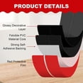 thumbnail image 3 of Duslogis Wall Corner Protector Peel and Paste Wall Molding Trim Flexible Self Adhesive Inside & Outside Wall Corner Guards Molding Trim for Wall Edge Corner Ceiling, 0.79 in x 10 Ft, Black, 3 of 7