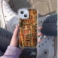 thumbnail image 5 of Garden Library Case for iPhone 14,Aesthetic Art Design Pattern Soft TPU Bumper Case Cover, 5 of 5