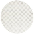 thumbnail image 2 of Safavieh Elmhurst Katherina Checkered Area Rug, Ivory/Gray, 6'7" x 6'7" Round, 2 of 10