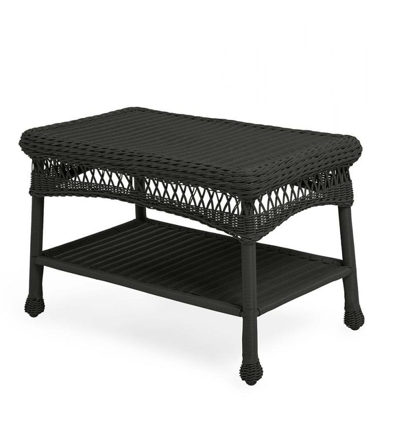 Easy Care Resin Wicker Coffee Table, Outdoor Wicker Furniture Care