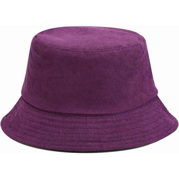YooGuoGuo Corduroy Bucket Hats Unisex Reversible Travel Daily Cap for Men Women Teens