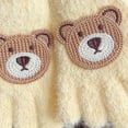 thumbnail image 2 of KyCheLot Boys and Girls Fleece Gloves Solid Color Full Finger Elastic Gloves Kids Comfy Thermal Gloves, 2 of 5