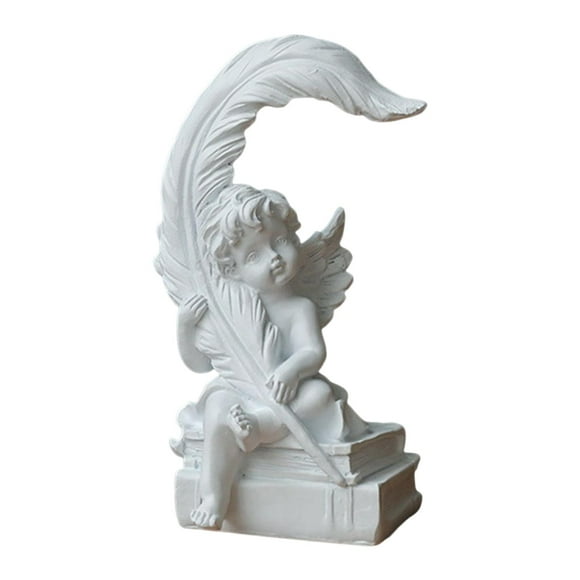 yingyy Prayer Cherub Figure Garden Home Room Decor Cherubic Guardian Angels For Sanctuary Window Or Outdoor right 10.5x18cm