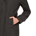 thumbnail image 3 of Kirkland Signature Ladies' Trench Coat (Medium, Black), 3 of 5