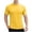Yellow, variant on Cmfcve Swim Shirt for Men Short Sleeve Compression T Shirts Quick Dry Athletic Mock Neck Workout Tee