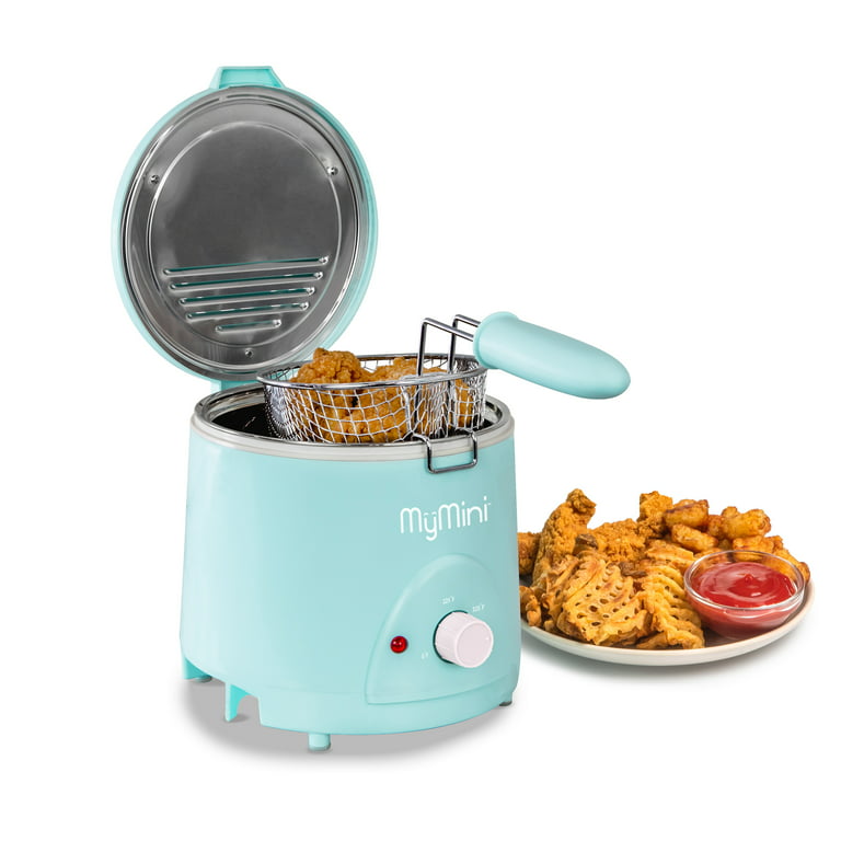 MyMini New 1.5-Quart Deep Fryer, Blue