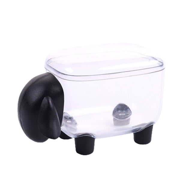 Elephant Sheep Cotton Swab Holder Makeup Storage Box With Lid For Lipsticks Cotton Swab Nail Art