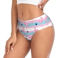 thumbnail image 2 of Balery Flamingo1 Ropa Interior de Algodón para Mujer con Dibujo – Braguitas Cómodas y Elásticas, Estilo Clásico-3X-Large, 2 of 6