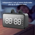 thumbnail image 6 of Portable Bluetooth Speaker with Digital Clock, USB Charging, Bluetooth V5.0, AUX Cable, Mobile Phone Stand, Alarm Clock, Night Light, 5W Output, High Sound Quality, Compact Size, 6 of 9